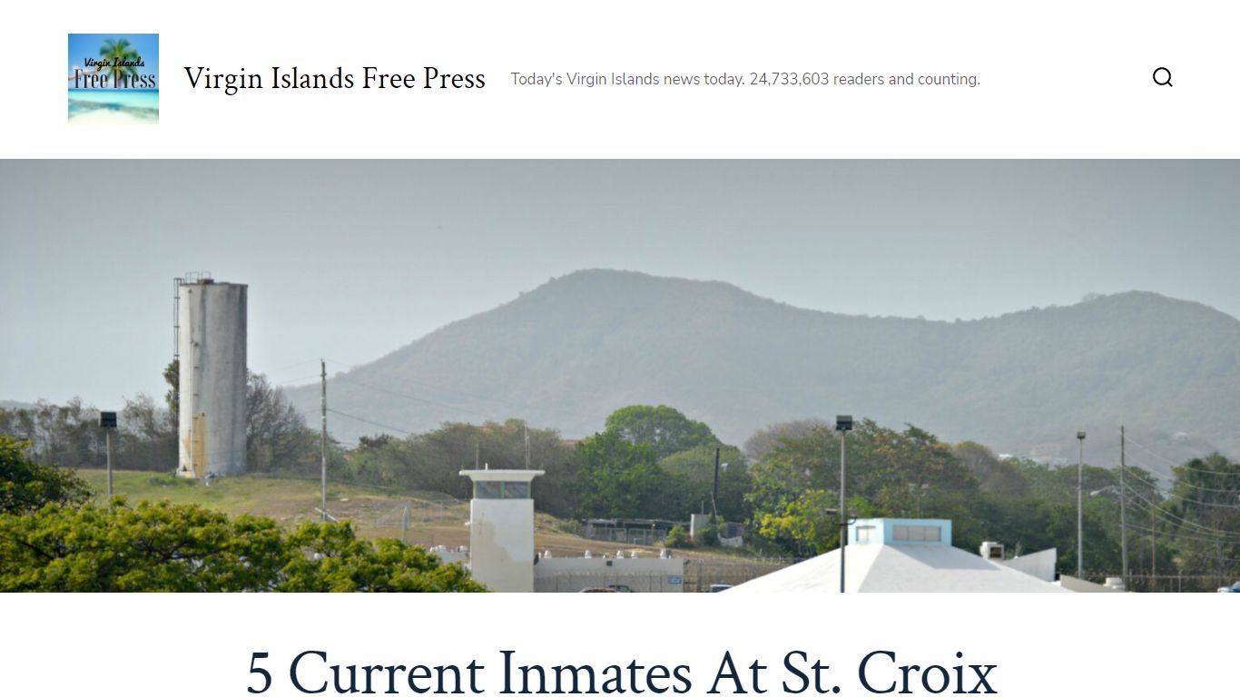 5 Current Inmates At St. Croix Prison Have Tested Positive ...